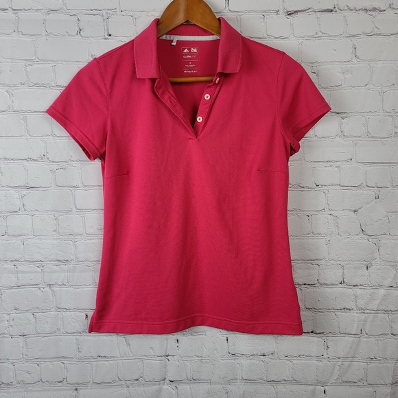 adidas Tops - Adidas Climalite Pink womens golf shirt s…